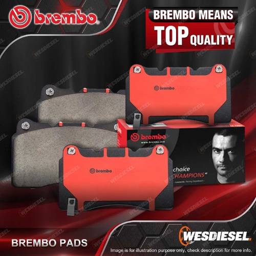 4Pcs Front Brembo NAO Ceramic Disc Brake Pads P65045N Width 198mm