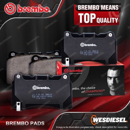 4Pcs Front Brembo Prime Line Disc Brake Pads OE-equivalent P49028 Width 139mm
