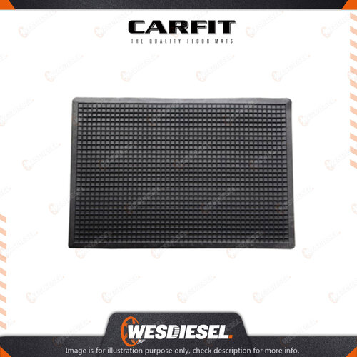 Carfit Utility Black Small Rubber Mats 53cm x 37cm Premium Quality