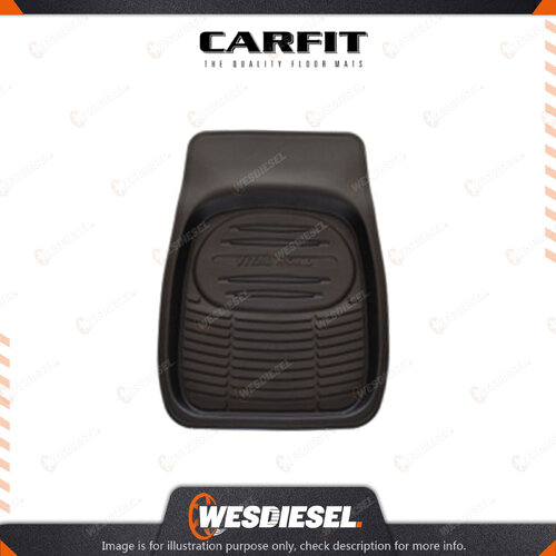 Carfit 1 Piece Mud/Snow Black Front Rubber Mat 71cm x 51cm Premium Quality
