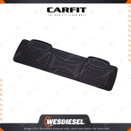 Carfit 1 Piece Sentry Black Rear Rubber Mat 43cm x 144cm Premium Quality