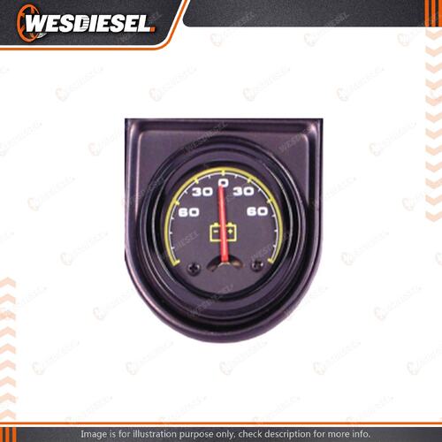 Trisco Mini Black Mechanical Ammeter Gauge for Universal Car - 401740