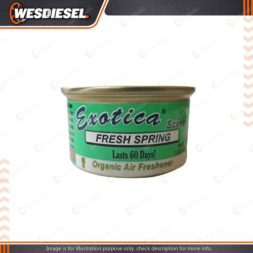 Exotica Organic Scent Fresh Spring Air Freshener for Universal Car - 76ESC24SPR