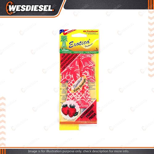 Exotica Palm Tree Strawberry Air Freshener for Universal Car - 76PT24C1STR
