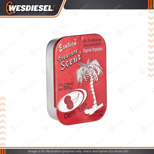 Exotica Organic Treasure Scent Cherry Tin 28g Air Freshener - 76TSC24CHE