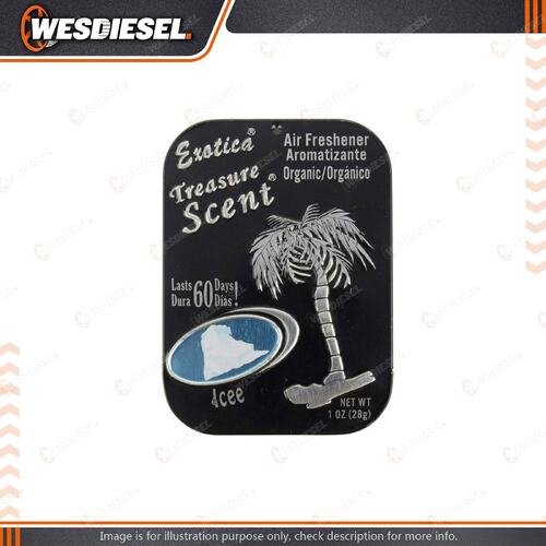 Exotica Organic Treasure Scent Ice Tin 28g Air Freshener - 76TSC24ICE
