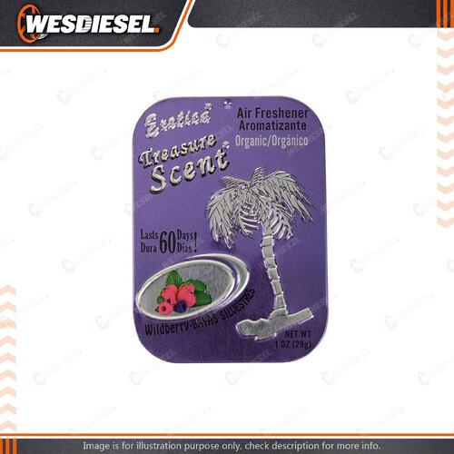 Exotica Organic Treasure Scent Wildberry Tin 28g Air Freshener - 76TSC24WIL