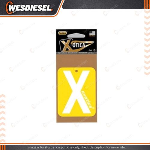 Exotica Air Freshener X Xotica Yellow Vanilla for Universal Car - 76XOT24C1YEL