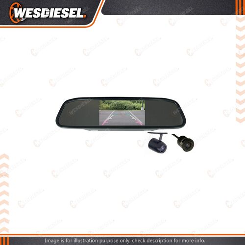 Command 4.3 Inch Economy Clip On Mirror With Flush Butterfly Pack