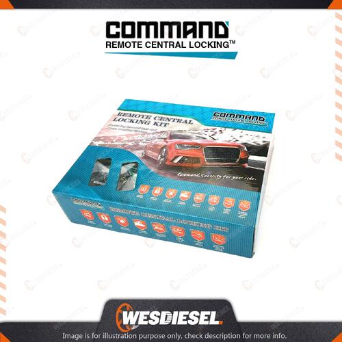 Command Central Locking Kit - Featuaing Immobiliser And Alarm Warning System