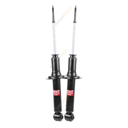 Pair KYB Shock Absorbers Twin Tube Gas-Filled Excel-G Rear 341154
