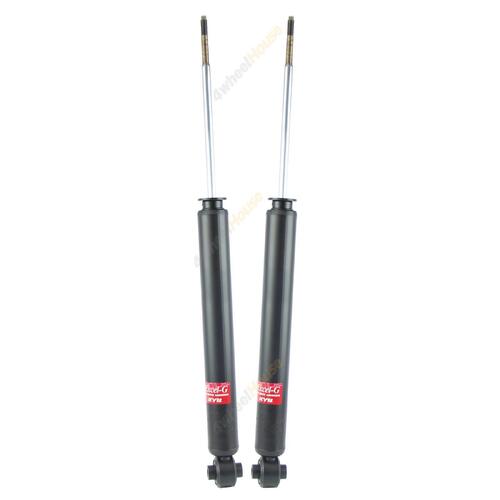 Pair KYB Shock Absorbers Twin Tube Gas-Filled Excel-G Rear 344274