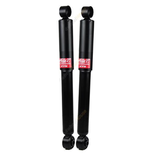 Pair KYB Shock Absorbers Twin Tube Gas-Filled Excel-G Rear 348033