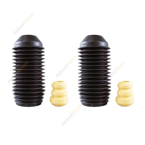 Pair KYB Bump Stop Dust Cover Kit Rubber OE Replacement Rear SB3013