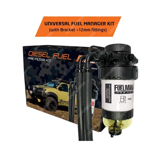 Direction Plus FM802DPK 12mm Universal Fuel Manager Pre-Filter Kit
