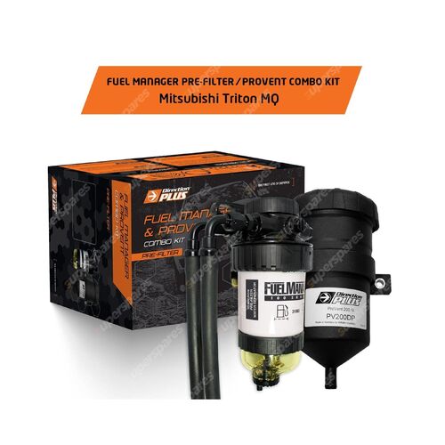 Direction Plus Fuel Manager Pre-Filter+ProVent Combo for Mitsubishi Pajero Sport