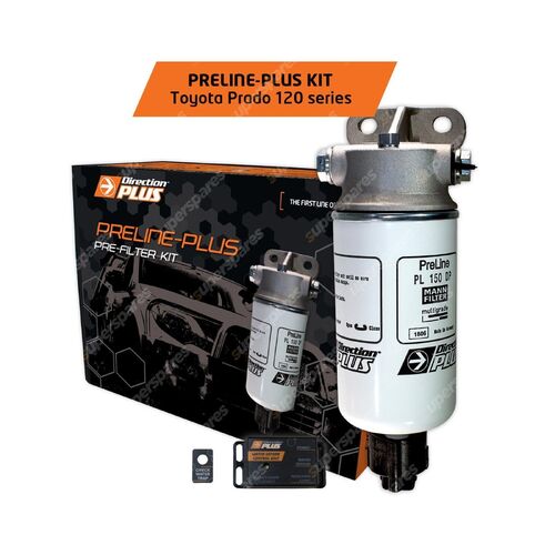 Direction Plus PreLine-Plus Pre-Filter Kit for Toyota Prado 120 1KD-FTV 03-09