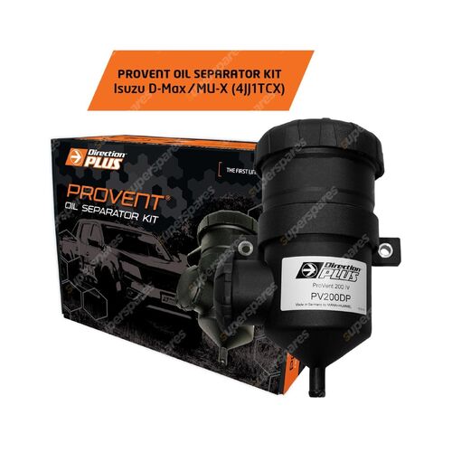 Direction Plus ProVent Oil Separator Kit for Isuzu D-MAX 4JJ1TCX 2012-2017