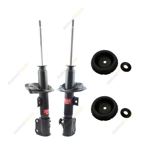 2 x KYB Shock Absorbers Strut Top Mount Kit Front 333426 333425 KSM7174