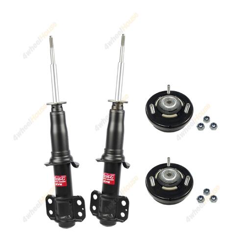 2 x KYB Shock Absorbers Strut Top Mount Kit Front 333465 KSM7195