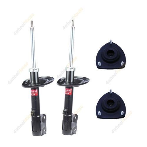 2 x KYB Shock Absorbers Strut Top Mount Kit Front 333476 KSM7213