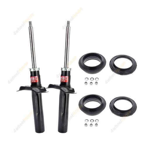 2 x KYB Shock Absorbers Strut Top Mount Kit Front 333828 KSM1900