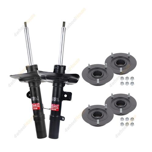 2 x KYB Shock Absorbers Strut Top Mount Kit Front 3340124 3340123 KSM7219