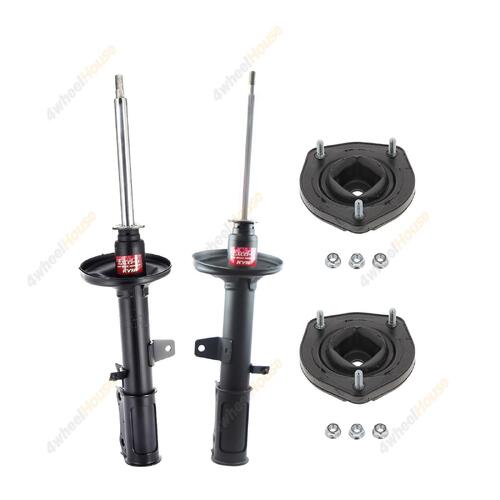 2 x KYB Shock Absorbers Strut Top Mount Kit Rear 334051 334050 KSM5087