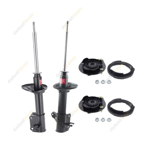 2 x KYB Shock Absorbers Strut Top Mount Kit Rear 334124 334123 KSM5405