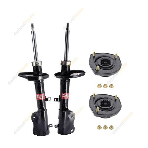 2 x KYB Shock Absorbers Strut Top Mount Kit Rear 334179 334178 KSM7600