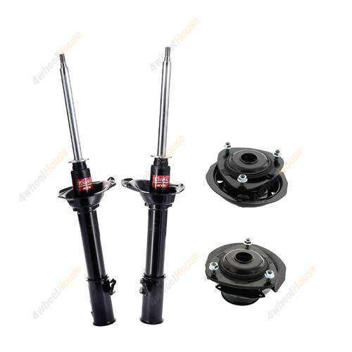 2 x KYB Shock Absorbers Strut Top Mount Kit Rear 334192 334191 KSM5244 KSM5245