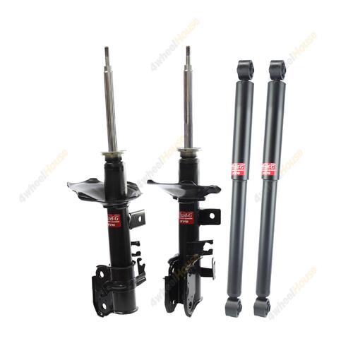 4 x KYB Strut Shock Absorbers Excel-G Front Rear 335033 335032 343379