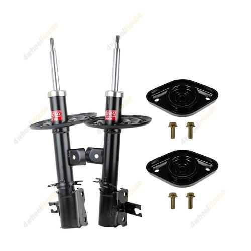 2 x KYB Shock Absorbers Strut Top Mount Kit Rear 339312 339311 KSM5735
