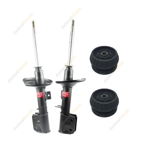 2 x KYB Shock Absorbers Strut Top Mount Kit Front 339093 339092 KSM7145