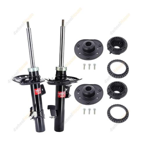 2 x KYB Shock Absorbers Strut Top Mount Kit Front 339719 339718 KSM1014