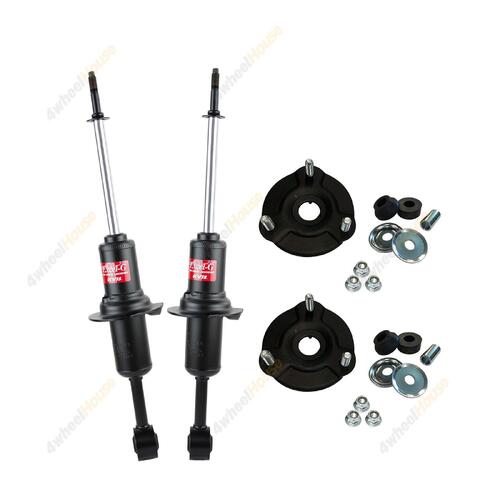 2 x KYB Shock Absorbers Strut Top Mount Kit Front 340124 KSM7252