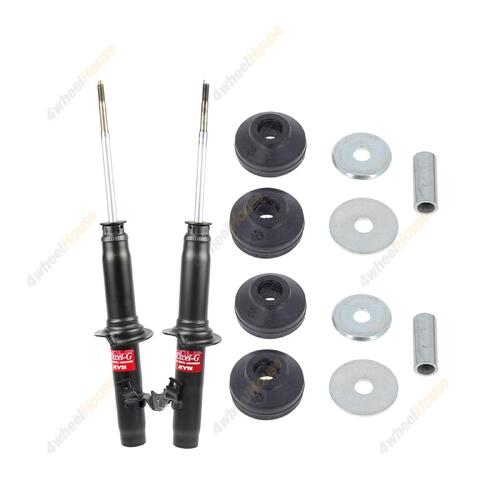 2 x KYB Shock Absorbers Strut Top Mount Kit Front 341175 341174 KSM5058