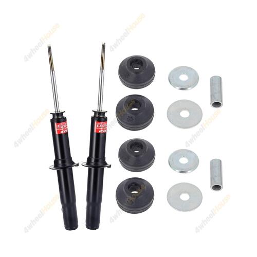 2 x KYB Shock Absorbers Strut Top Mount Kit Front 341260 KSM5058