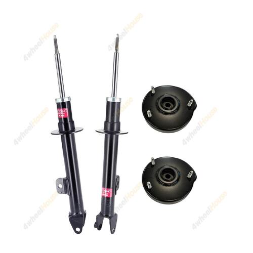2 x KYB Shock Absorbers Strut Top Mount Kit Front 341609 341608 KSM5535