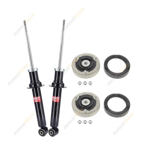2 x KYB Shock Absorbers Strut Top Mount Kit Rear 341704 KSM5667