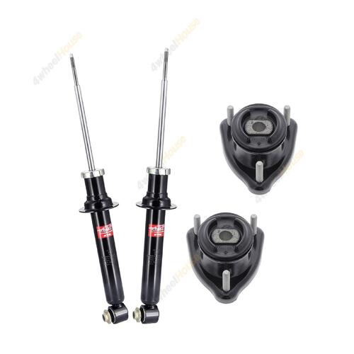 2 x KYB Shock Absorbers Strut Top Mount Kit Rear 341840 KSM9002