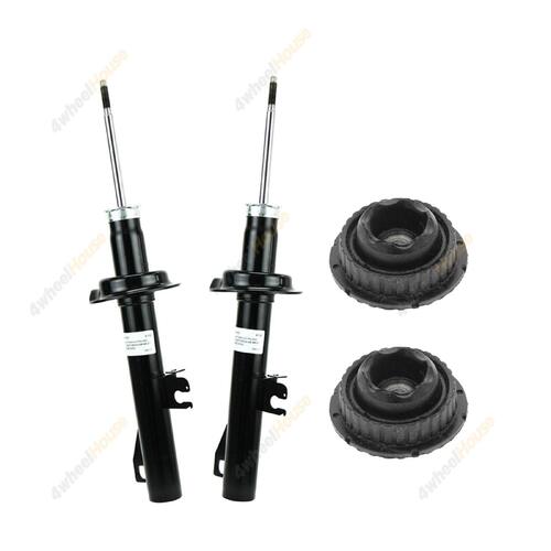 2 x KYB Shock Absorbers Strut Top Mount Kit Front 341910 KSM2005