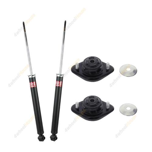 2 x KYB Shock Absorbers Strut Top Mount Kit Rear 343352 KSM9000