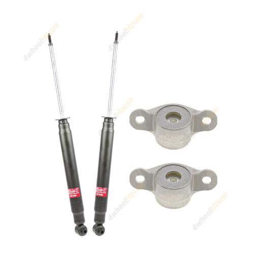 2 x KYB Shock Absorbers Strut Top Mount Kit Rear 344408 KSM9902