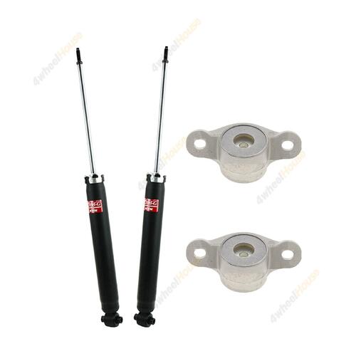 2 x KYB Shock Absorbers Strut Top Mount Kit Rear 345065 KSM9902