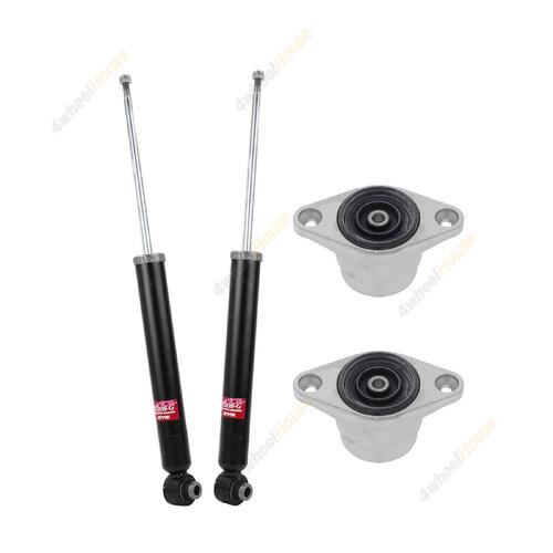 2 x KYB Shock Absorbers Strut Top Mount Kit Rear 344807 KSM9918