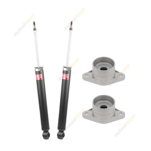 2 x KYB Shock Absorbers Strut Top Mount Kit Rear 349038 KSM5617