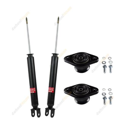 2 x KYB Shock Absorbers Strut Top Mount Kit Rear 349245 KSM5850