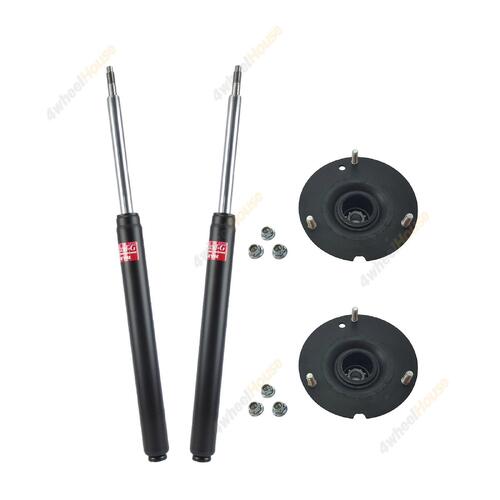 2 x KYB Shock Absorbers Strut Top Mount Kit Front 365007 KSM7142