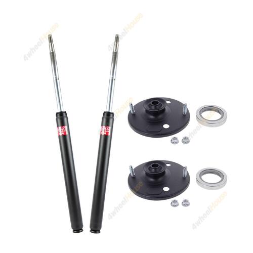 2 x KYB Shock Absorbers Strut Top Mount Kit Front 365053 KSM5092